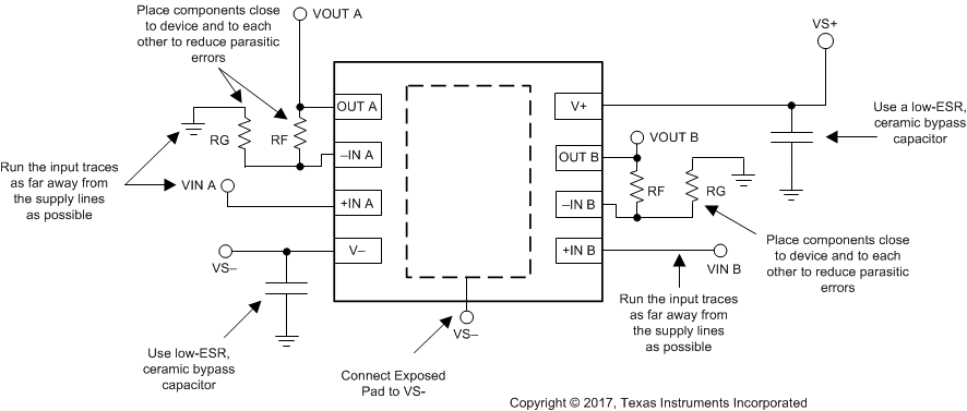 OPA2333P layout_example_bos351.gif