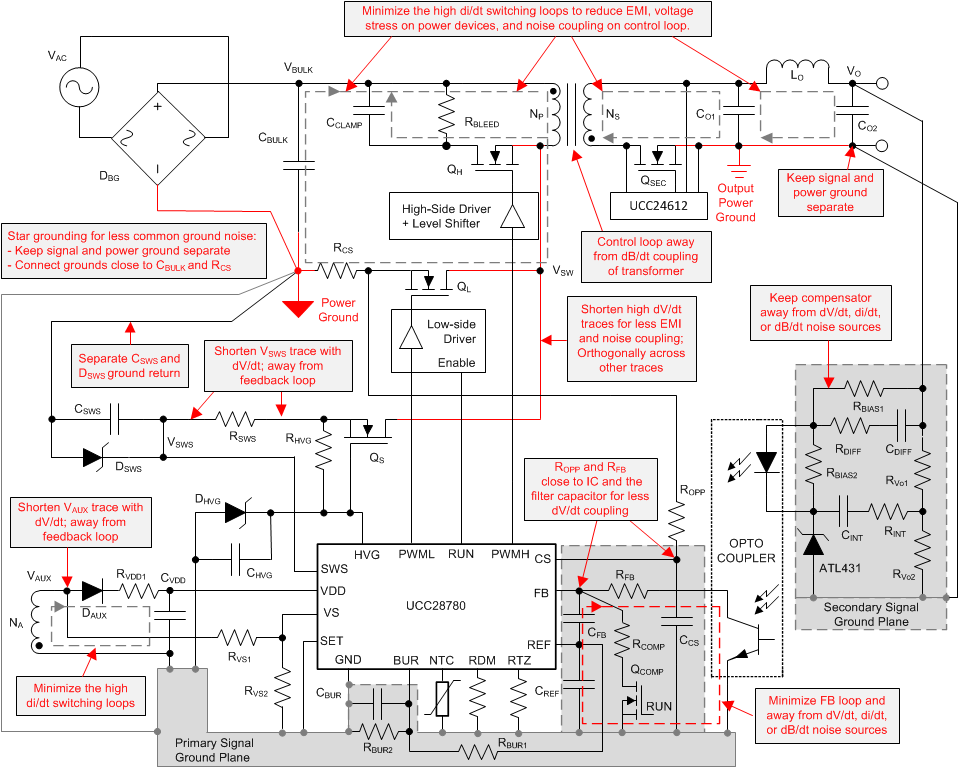 UCC28780 Layout-Schematic.gif