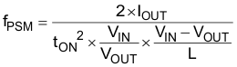 TPS62097-Q1 EQ_PFM_Fsw.gif