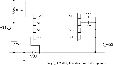 BQ2980 BQ2982 Test Circuit 3