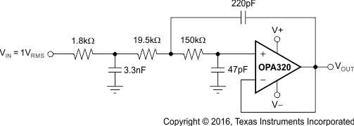 OPA320 OPA2320 OPA320S OPA2320S ai_sallen_key_bos513.gif