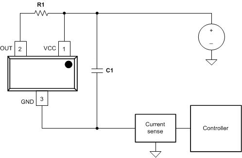 DRV5021 drv5021-2-wire-application.gif