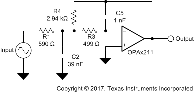 OPA211 OPA2211 typ_app_lpf_sbos377.gif