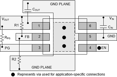 TPS7A26 tps7a26-adjustable-layout-example.gif