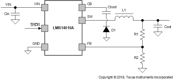 LMR14010A 简化原理图