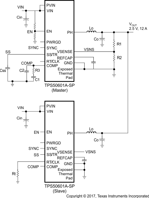 TPS50601A-SP parallel_configuration_master_slave_slvsd45.gif