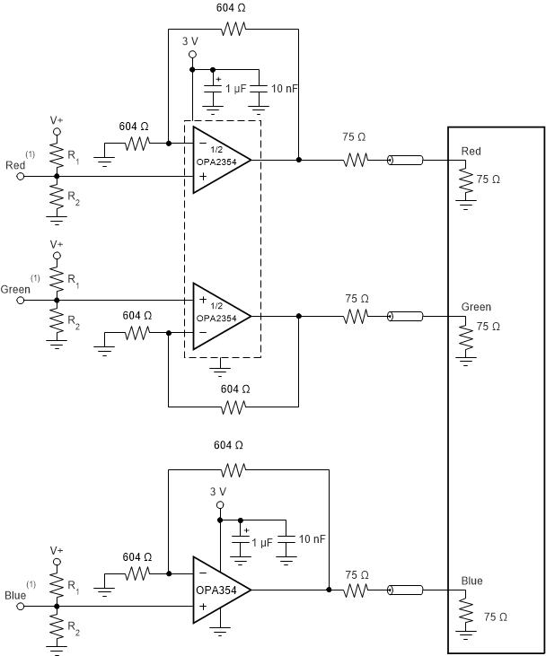 OPA354 OPA2354 OPA4354 ai_rgb_cable_driver_bos233.gif