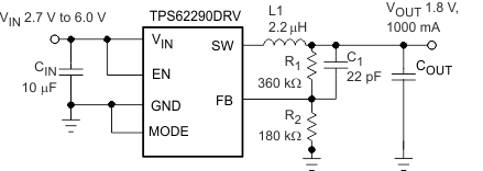 TPS62290 TPS62291 TPS62293 typ_sck_lvs764.gif