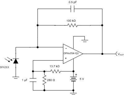 OPA354A-Q1 OPA2354A-Q1 OPA4354-Q1 ai_trans_amp_single_sbos492.gif