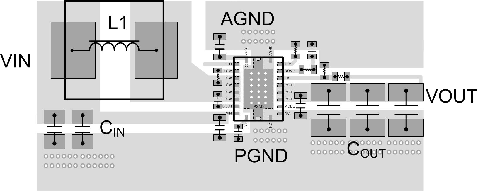 TPS61088-Q1 layout_ex_LVSCM8.gif