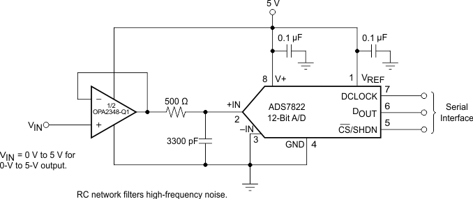 OPA348-Q1 OPA2348-Q1 OPA4348-Q1 ai_noninv_config_bos465.gif