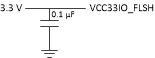 DLPC230-Q1 DLPC231-Q1 VCC33IO_FLSH Recommended Filter