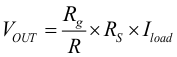 TLV2371-Q1 TLV2372-Q1 TLV2374-Q1 Equation_VOUT_RS_ILOAD.gif