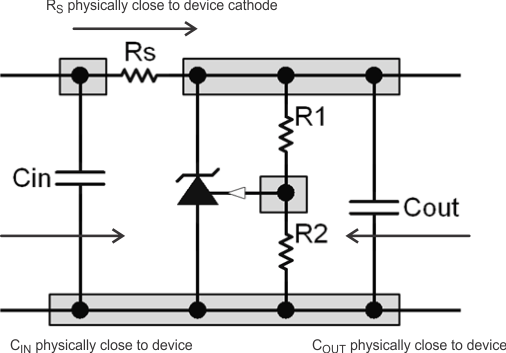 LM4051-N layout_example_snvs020.gif