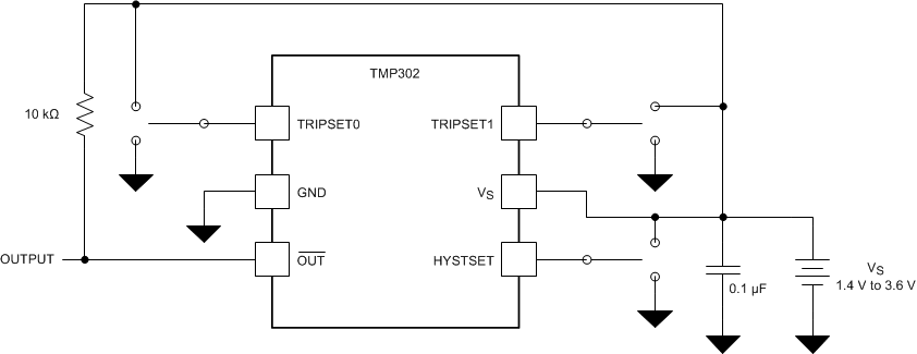 TMP302 TMP302_TYP_APPLICATION_GENERIC_SBOS488.gif