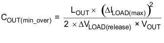 TPS543C20A Eq_Cout_min_over_SLUSCD4.gif