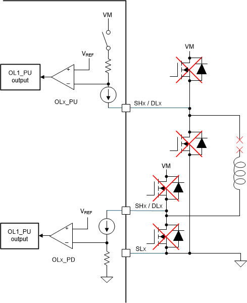 DRV8343-Q1 drv8323-q1-open-load-passive.gif