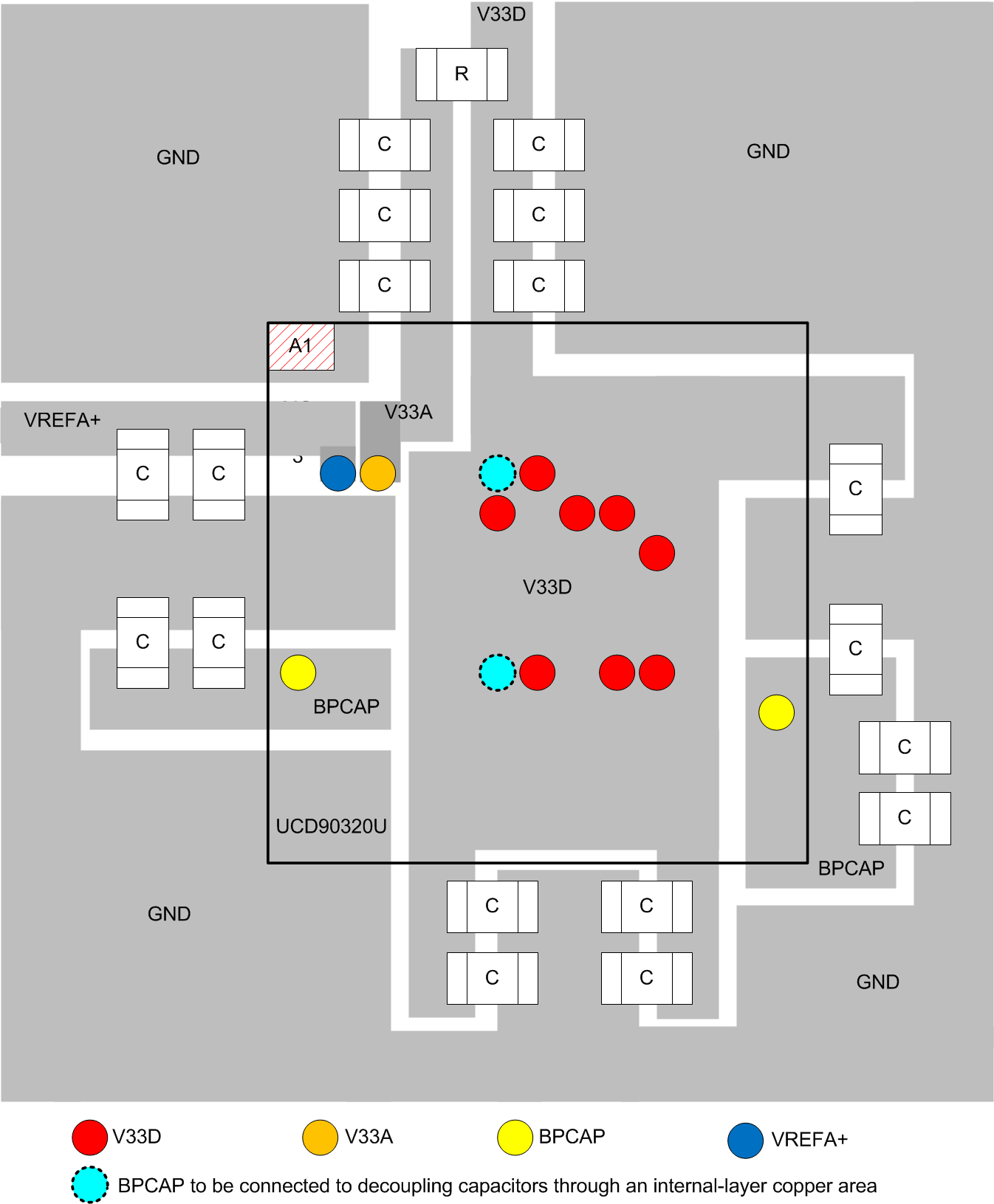 UCD90320U Layout_SLUSDC1.gif