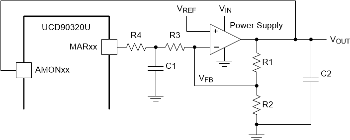 UCD90320U bd_margining_circuit_slusdc1.gif