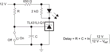 TL431LI-Q1 TL432LI-Q1 ai_delay_timer_slvsdq6.gif