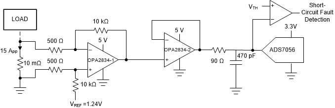 OPA2834 Current_Shunt_Application.gif