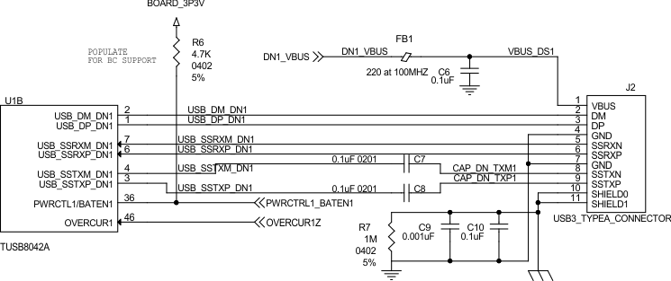 TUSB8042A downstream_port1_imp_sllsf93.gif