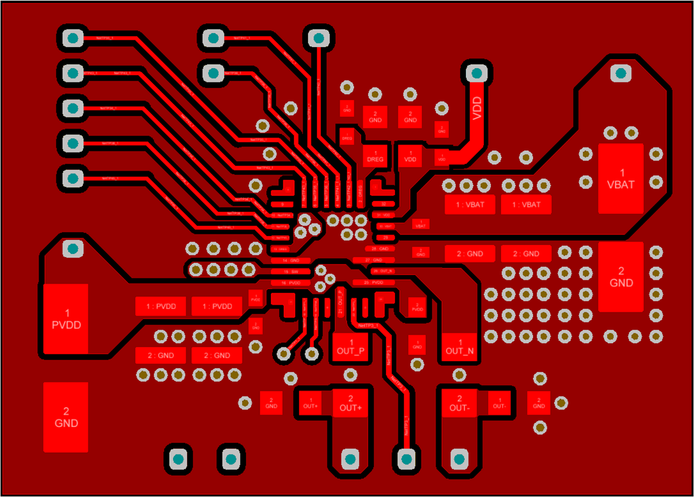 TAS2110 TAS2110_Layout_Top.gif