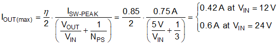 LM5181-Q1 q_Iout-max_design1_nvsbm6.gif