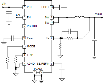 TPS54J061 简化原理图