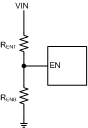 LMR43610-Q1 LMR43620-Q1 Setup for External UVLO Application