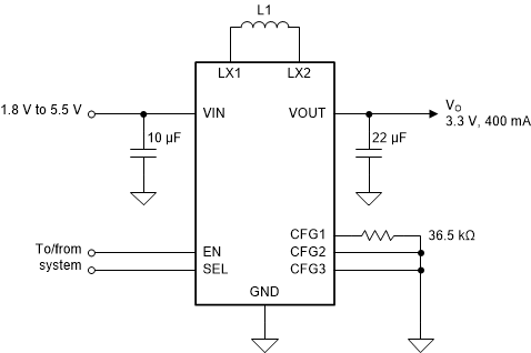 TPS63901 3.3-VOUT
                                                  Typical Application