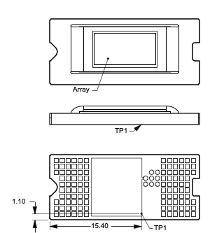 DLP4620S-Q1 DMD
                    Thermal Test Points