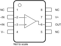 OPA627 OPA637 D Package, 8-Pin SOIC (Top
                        View)