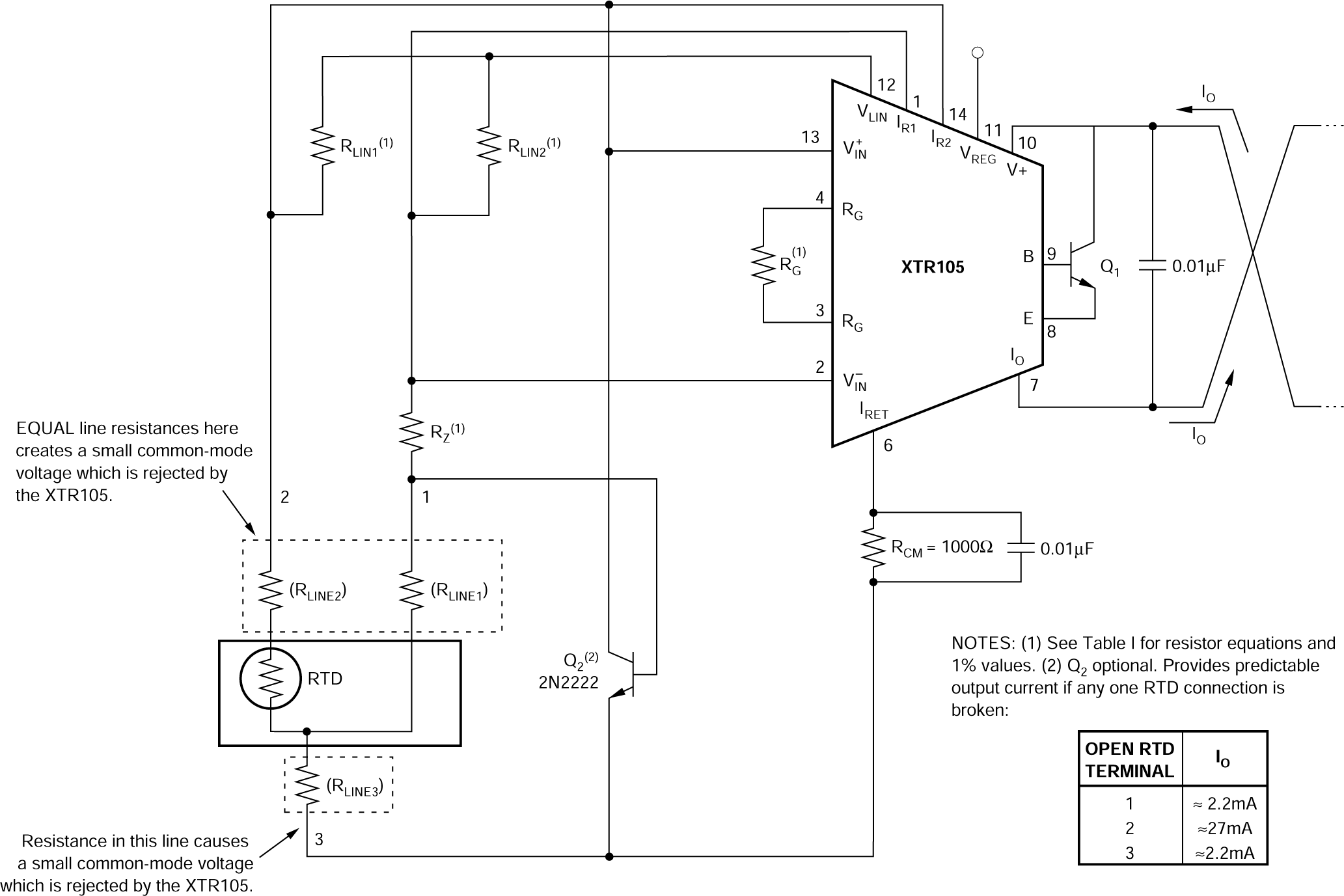 XTR105 Remotely Located RTDs With a 3-Wire
                                                  Connection