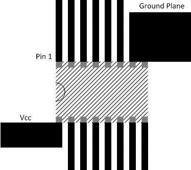 SN74LV4053A-Q1 Layout Example Schematic