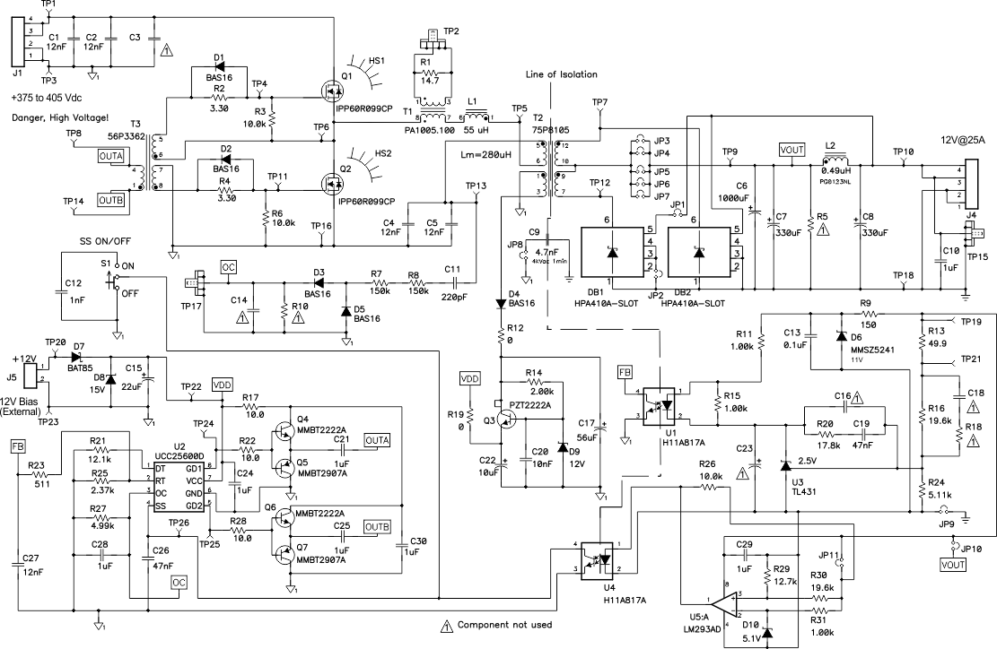 UCC25600 典型应用原理图