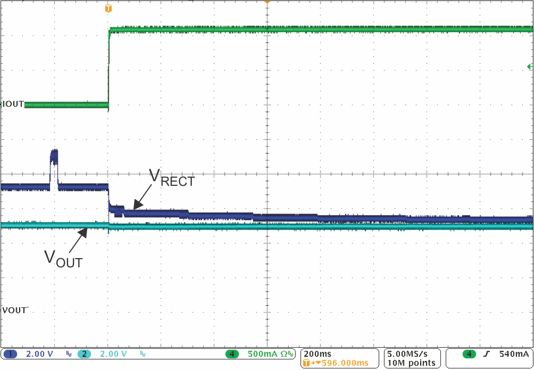 BQ51013C 1A 负载阶跃完整系统响应