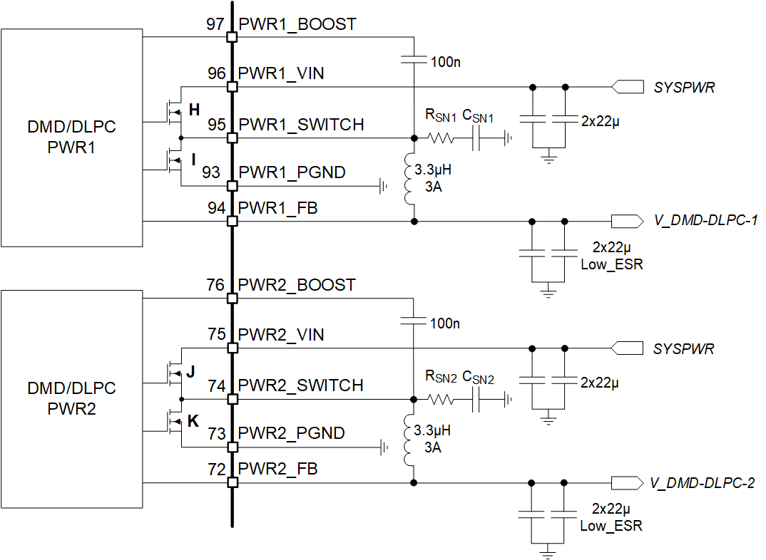 DLPA3082 DMD/DLPC 降压转换器