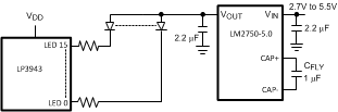 LP3943 LP3943 With 5V
                    Booster