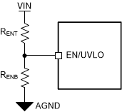 TPS25763-Q1 UVLO 阈值编程