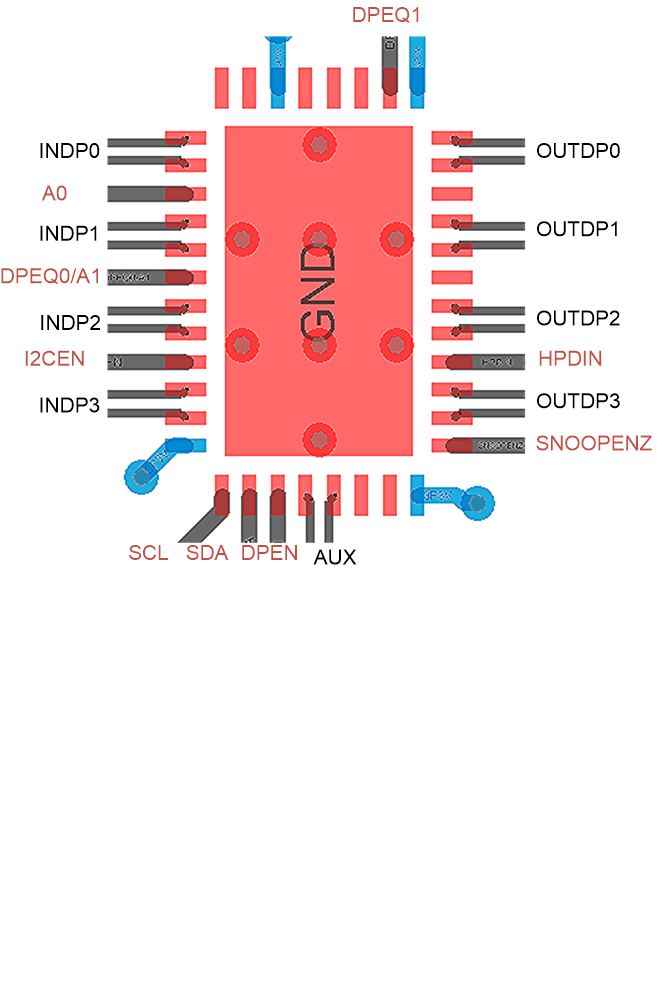 TDP142-Q1 布局示例