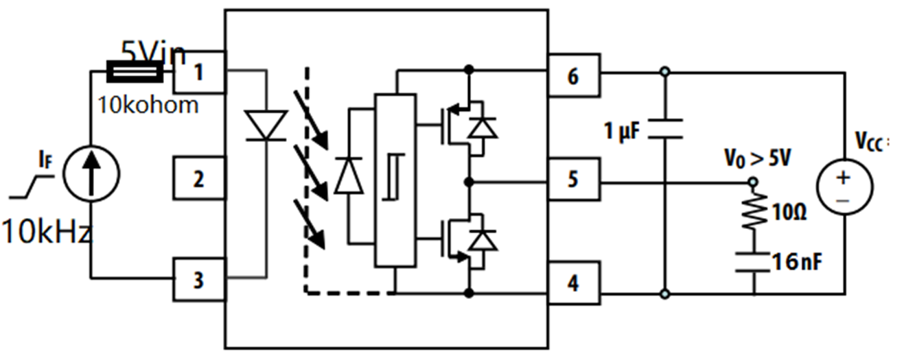  UCC23513 BCI
                    测试的最小子系统电路