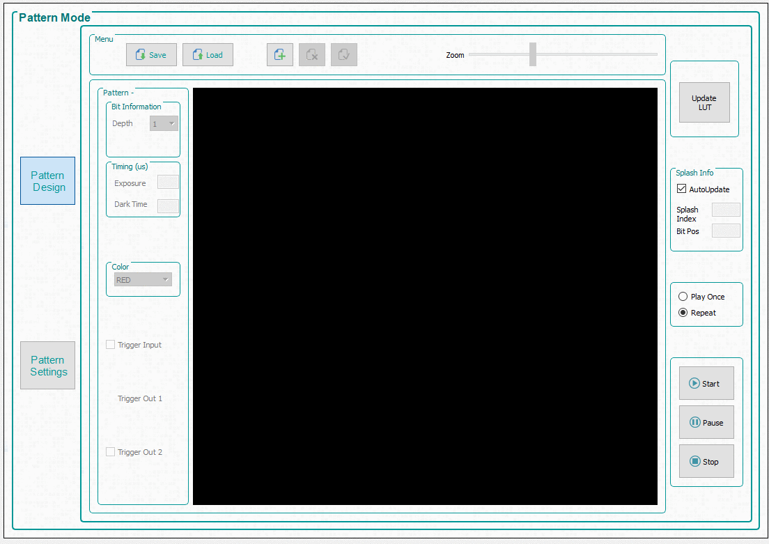 DLPC900 图案模式面板