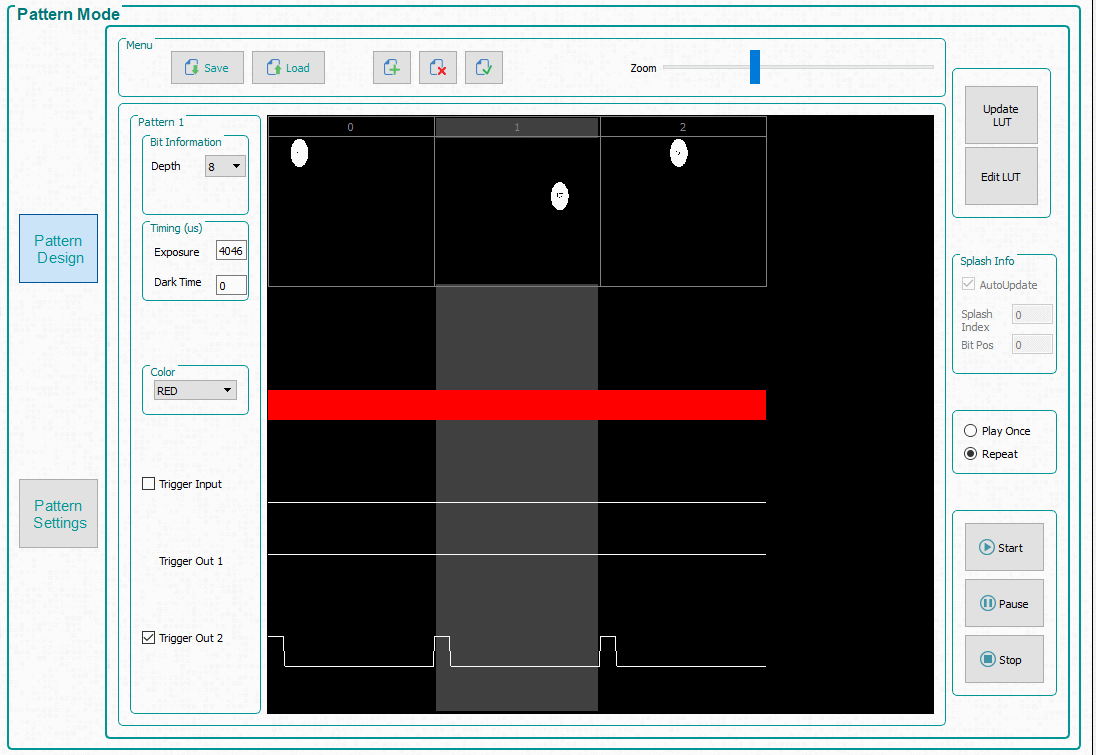 DLPC900 图案序列