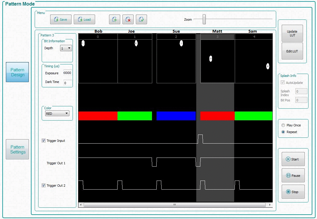 DLPC900 图案设计示例