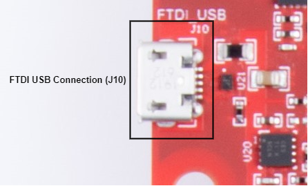 TMDS273EVM, TMDS273GPEVM, TPR12REVM FTDI USB 连接器