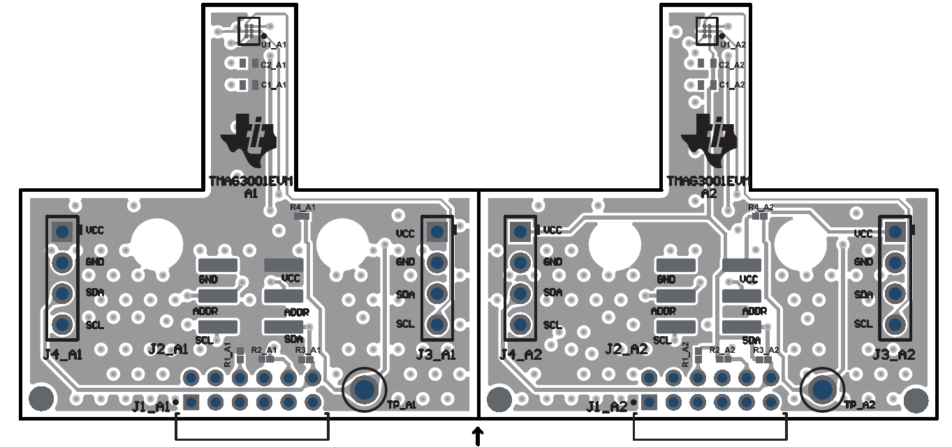 TMAG3001EVM TMAG3001EVM 顶视图