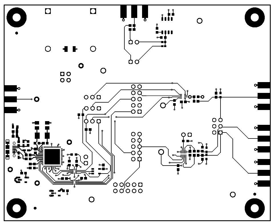 DAC80502-01EVM DAC80502-01EVM PCB 顶层布局