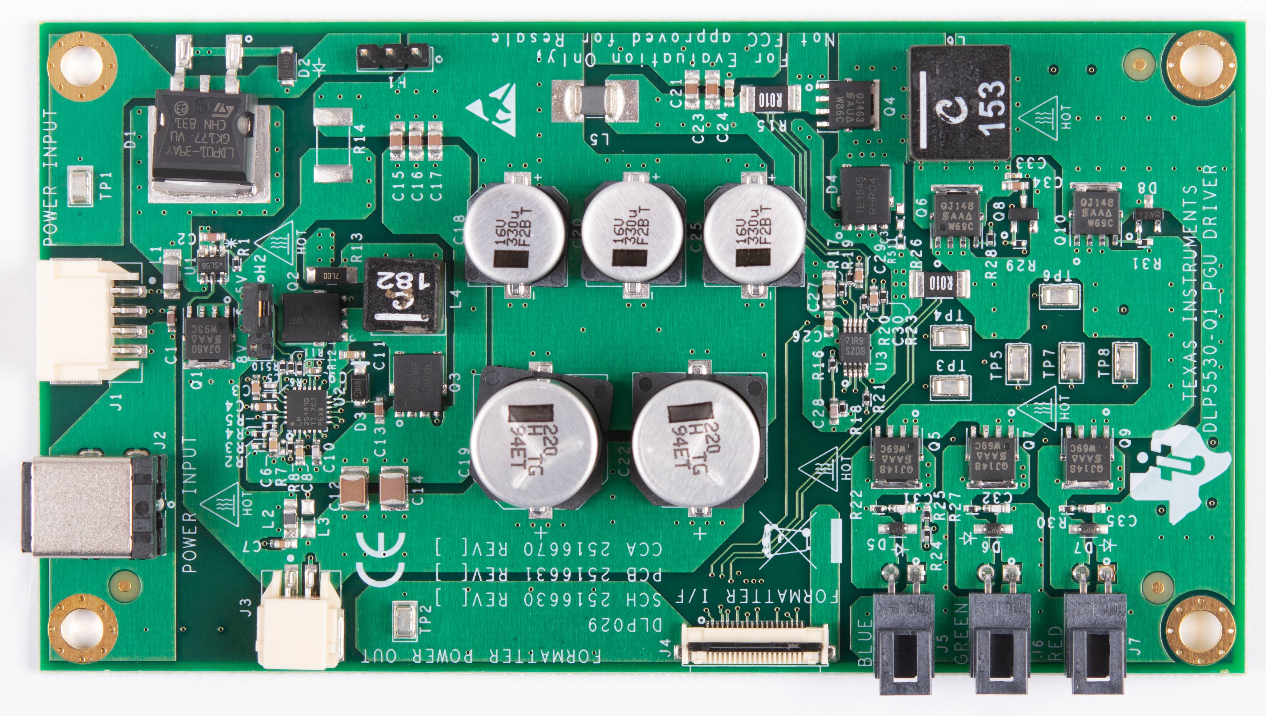 DLP4620SQ1EVM DLP4621Q1EVM LED 驱动器 PCB - DLP4620SQ1EVM