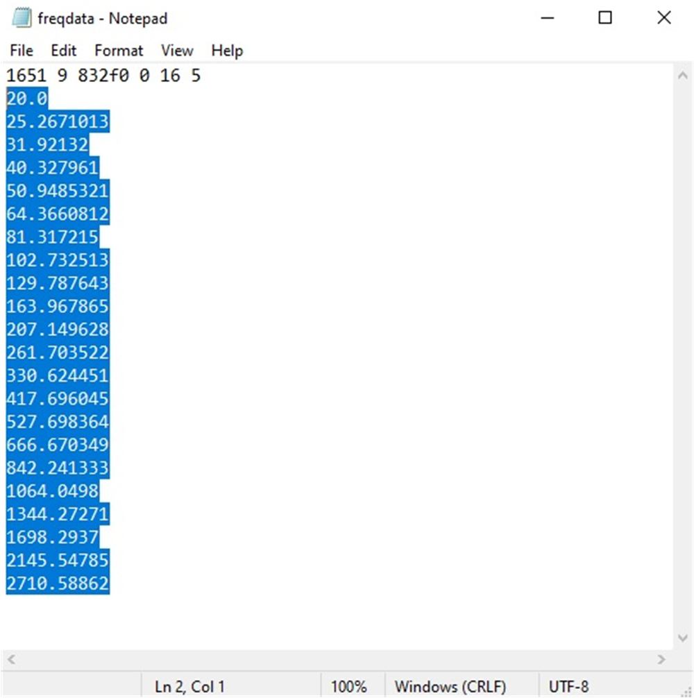 TIDM-02018 从 .dat 文件中选择要放入 Excel 的数据